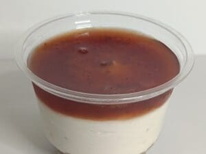 Comida-vegana-para-llevar-mousse-de-fresa